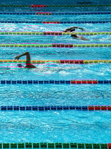 Oscar Arzamendia on His First International Swimming Competition image